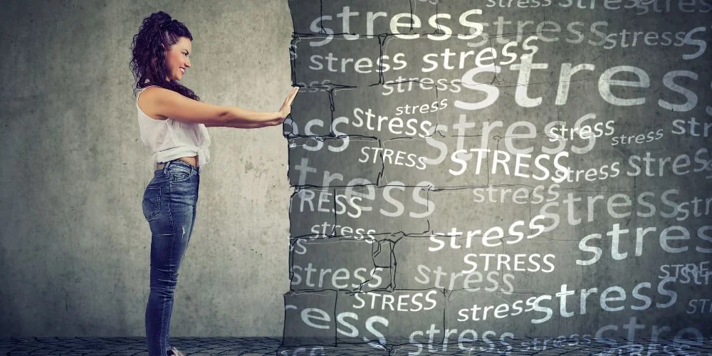 Can Reiki help with anxiety showing a women experiencing stress
